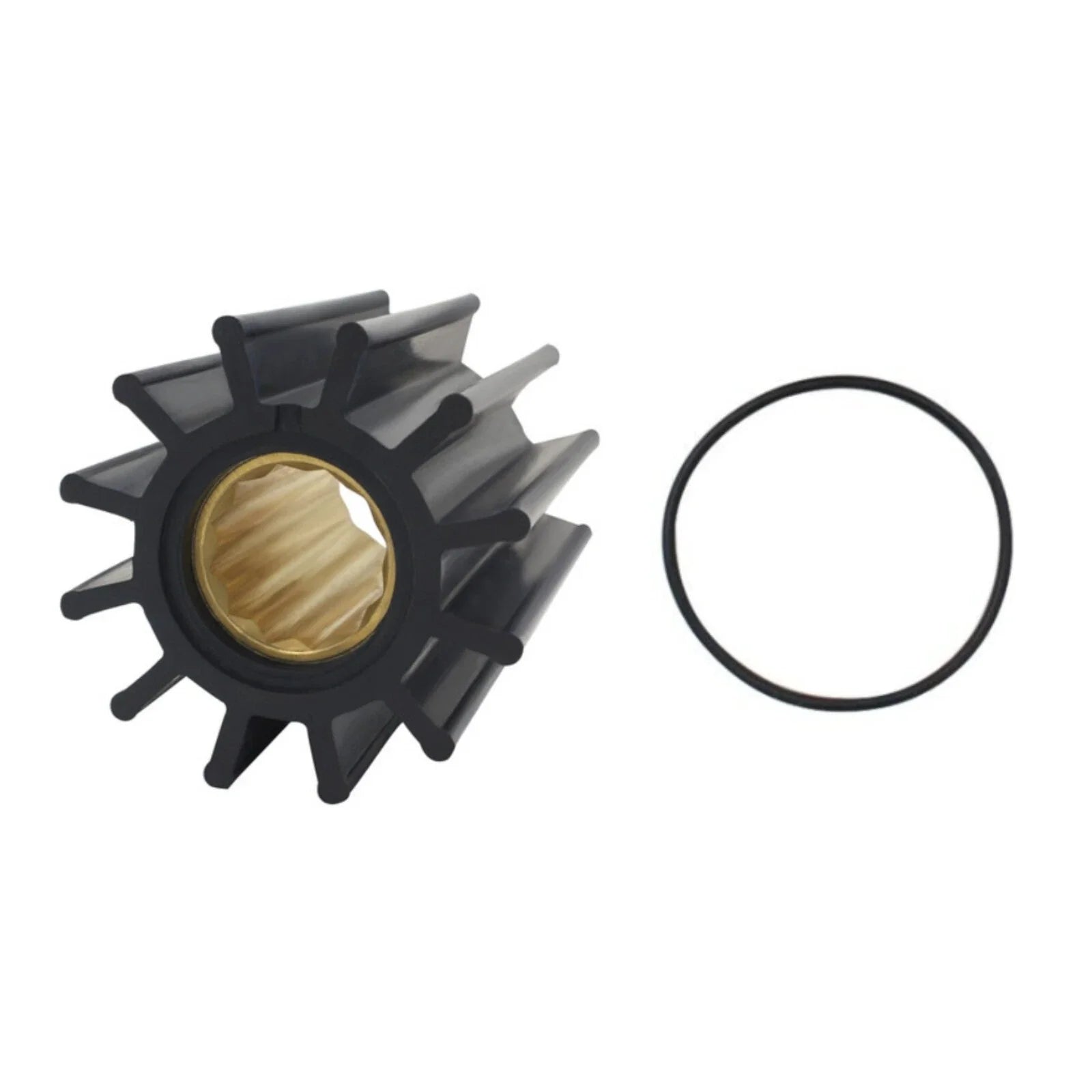 Sea Water Pump Impeller Kit for Volvo Penta D6 Series, Round Cover