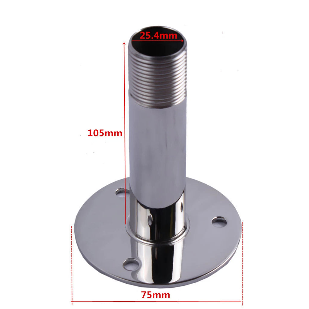 Flag Stanchion Pole Flush Mounting Socket for Marine Boat