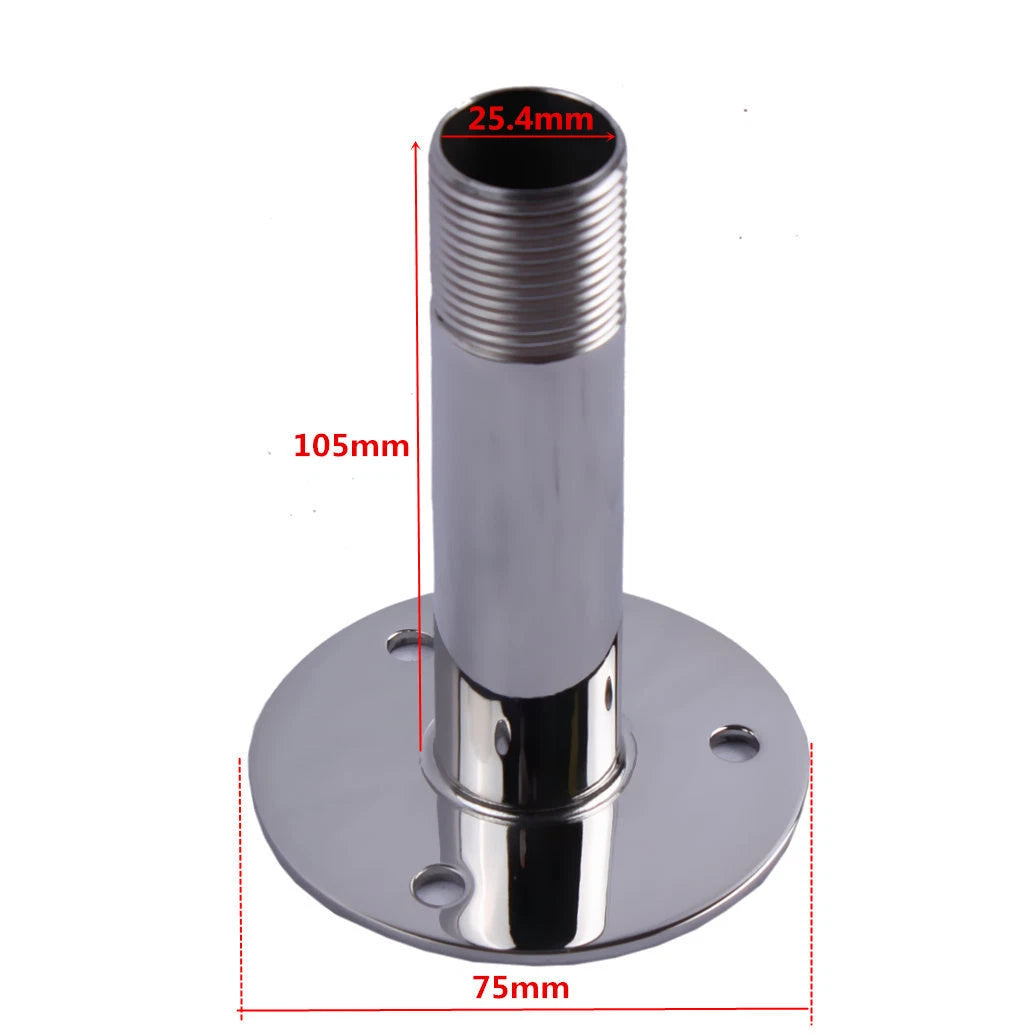 Flag Stanchion Pole Flush Mounting Socket for Marine Boat