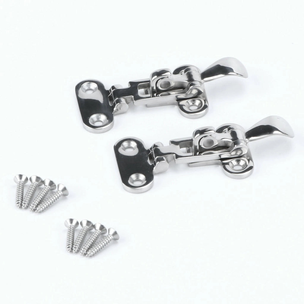 Marine 316 Stainless Steel Adjustable Toggle Hatch Cabinet Hinge Clamp for Boats
