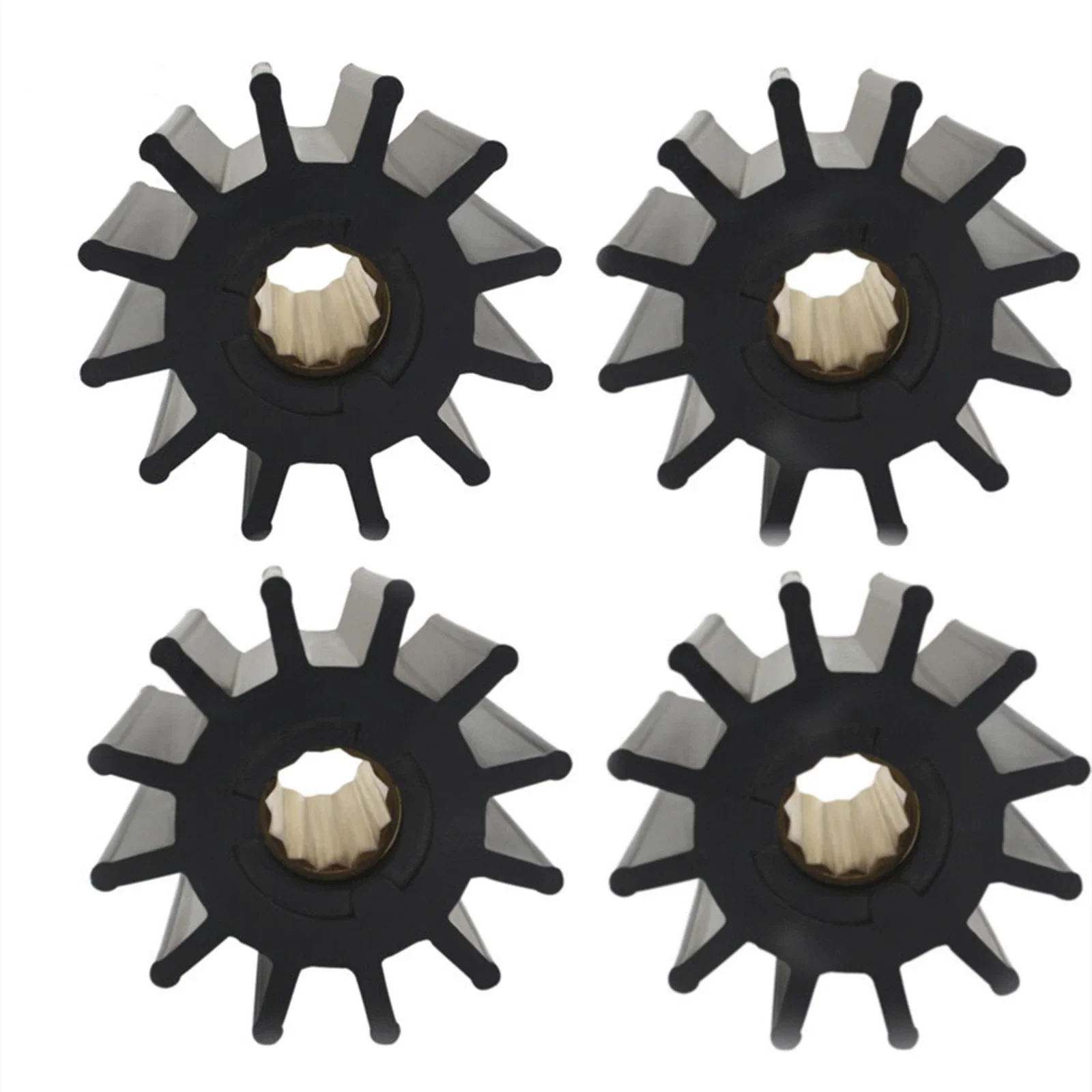 4X Water Pump Neoprene Impeller for Volvo Penta 3830459, Jabsco GTX/RXP/RXT