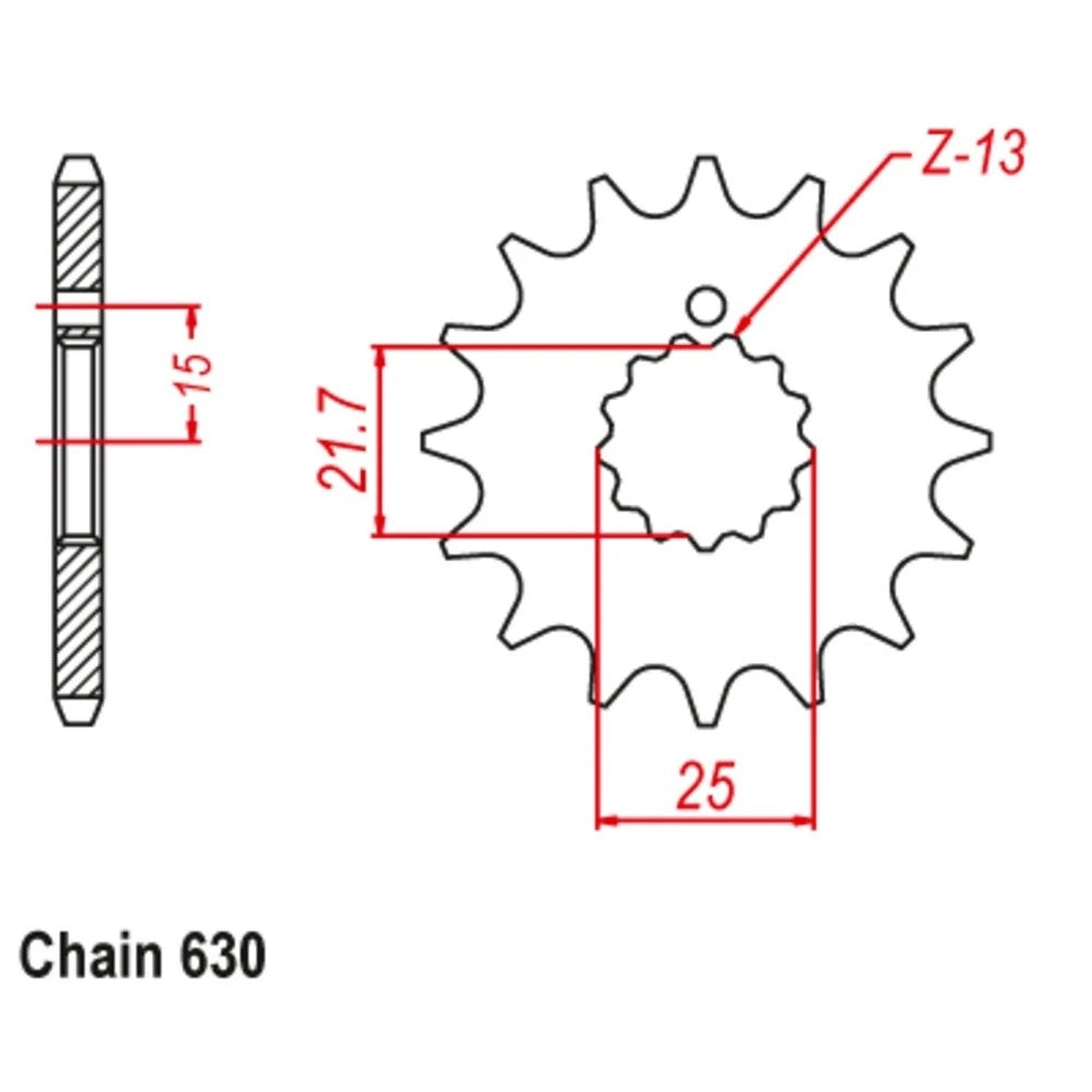 SuperSprox Chain Sprocket for Suzuki GS1100GL (1982)