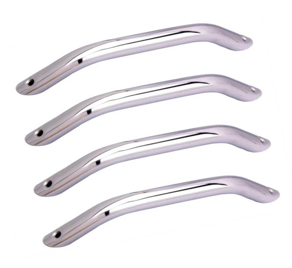 Stainless Steel Boat Grab Round Tube Handle 9" for Marine Yacht Truck