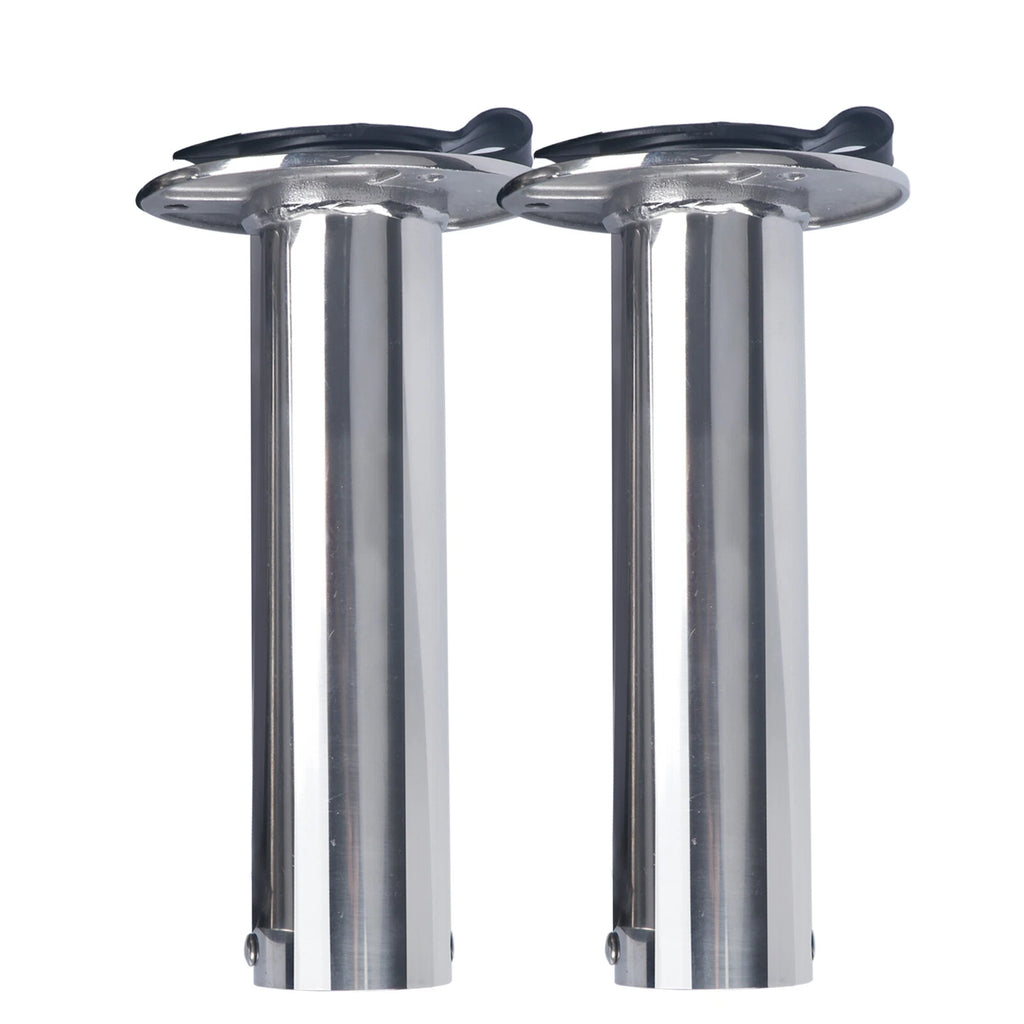 Marine 316 Stainless Steel Fishing Rod Holder 90° Flush Mount for Boat RV