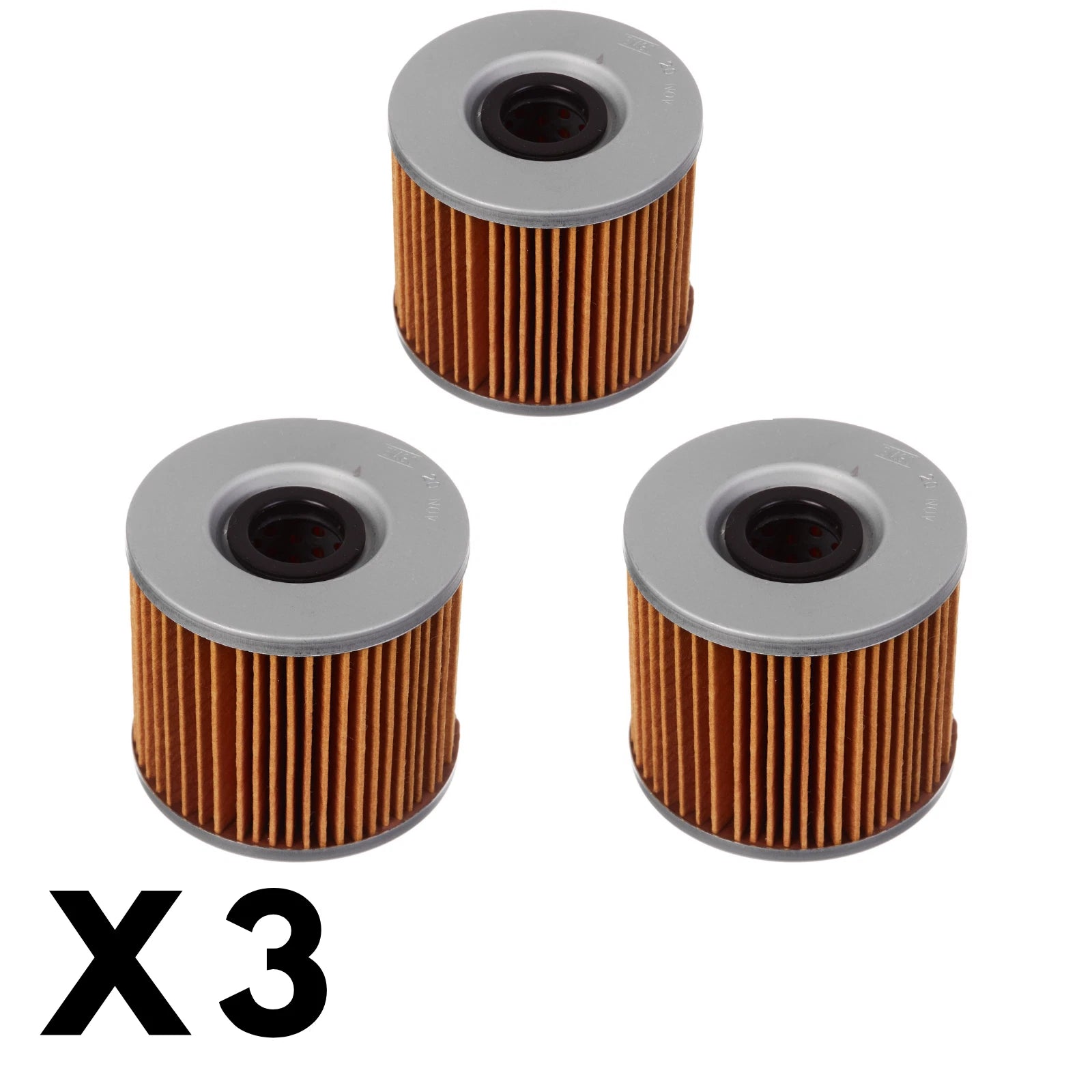 3 Pack Oil Filter for Suzuki GS750TD (1983)
