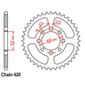 Rear Sprocket 30T for Suzuki A80 (1975–1977)