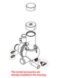 Water Distribution Housing with Air Hose for MerCruiser Inboard 863802T2