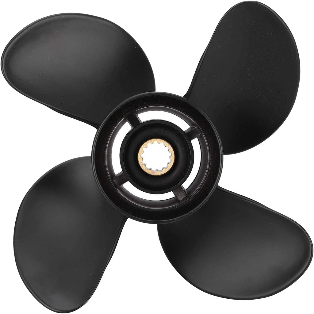 Propeller 10.4X12 for Suzuki 35-65HP Aluminum 4 Blades 13 Tooth