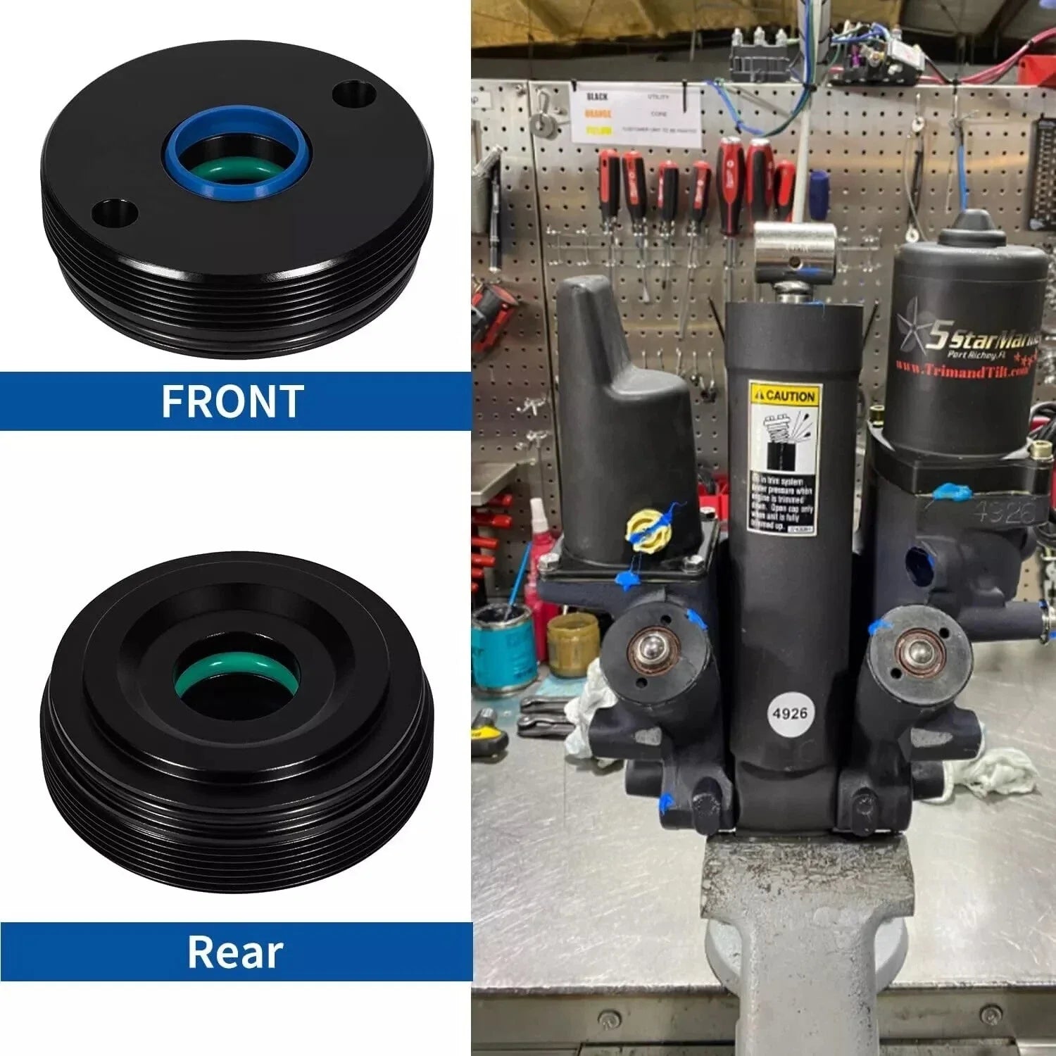 Power Trim TILT Cylinder End Cap for Mercury 135-250HP