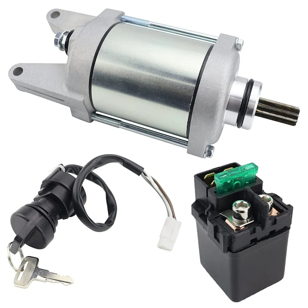 Starter for Kawasaki KFX700/KSV700 (2009-2011) & Relay/Ignition Key Switch