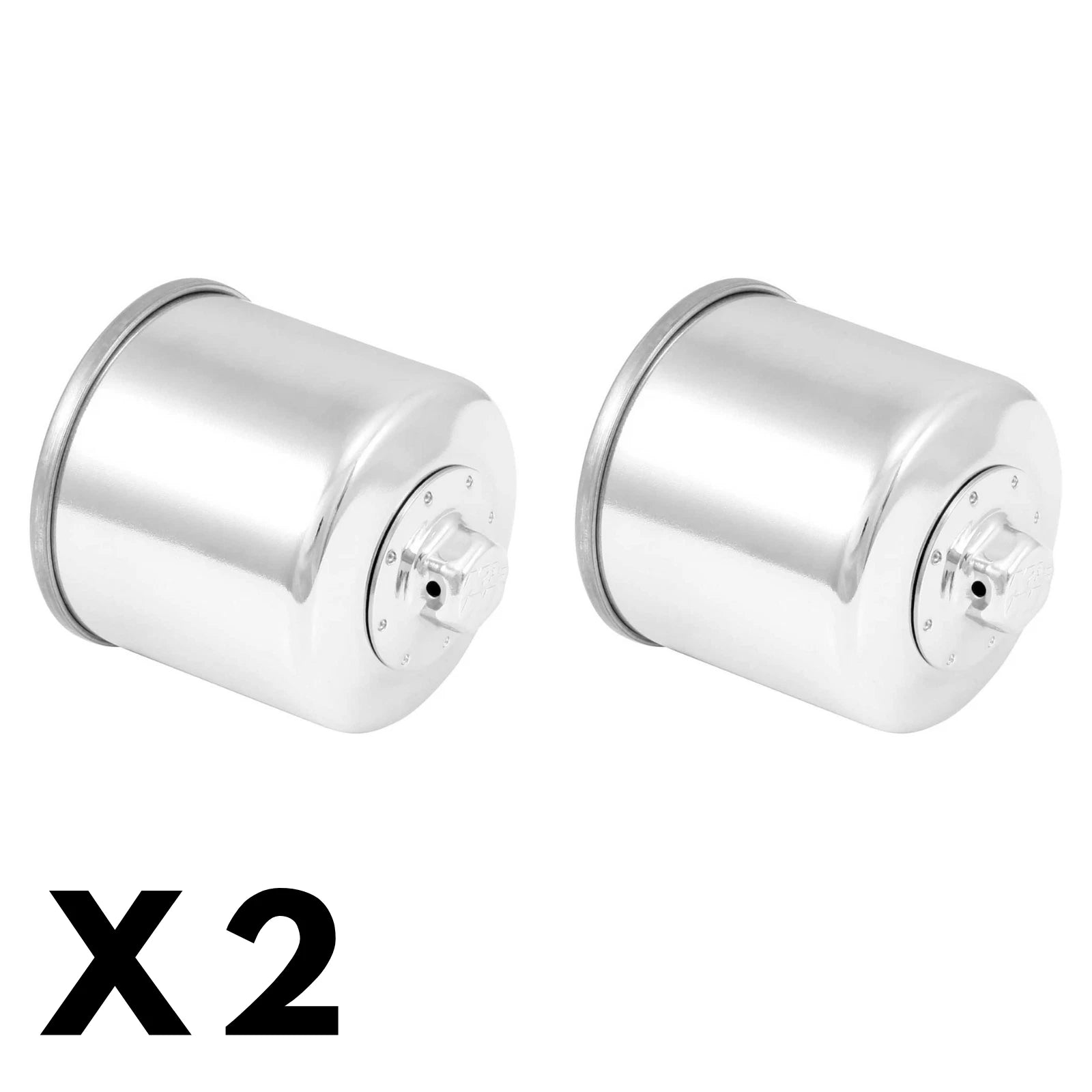Chrome K&N Oil Filter for Suzuki DL650X V Strom ABS (2015–2018)