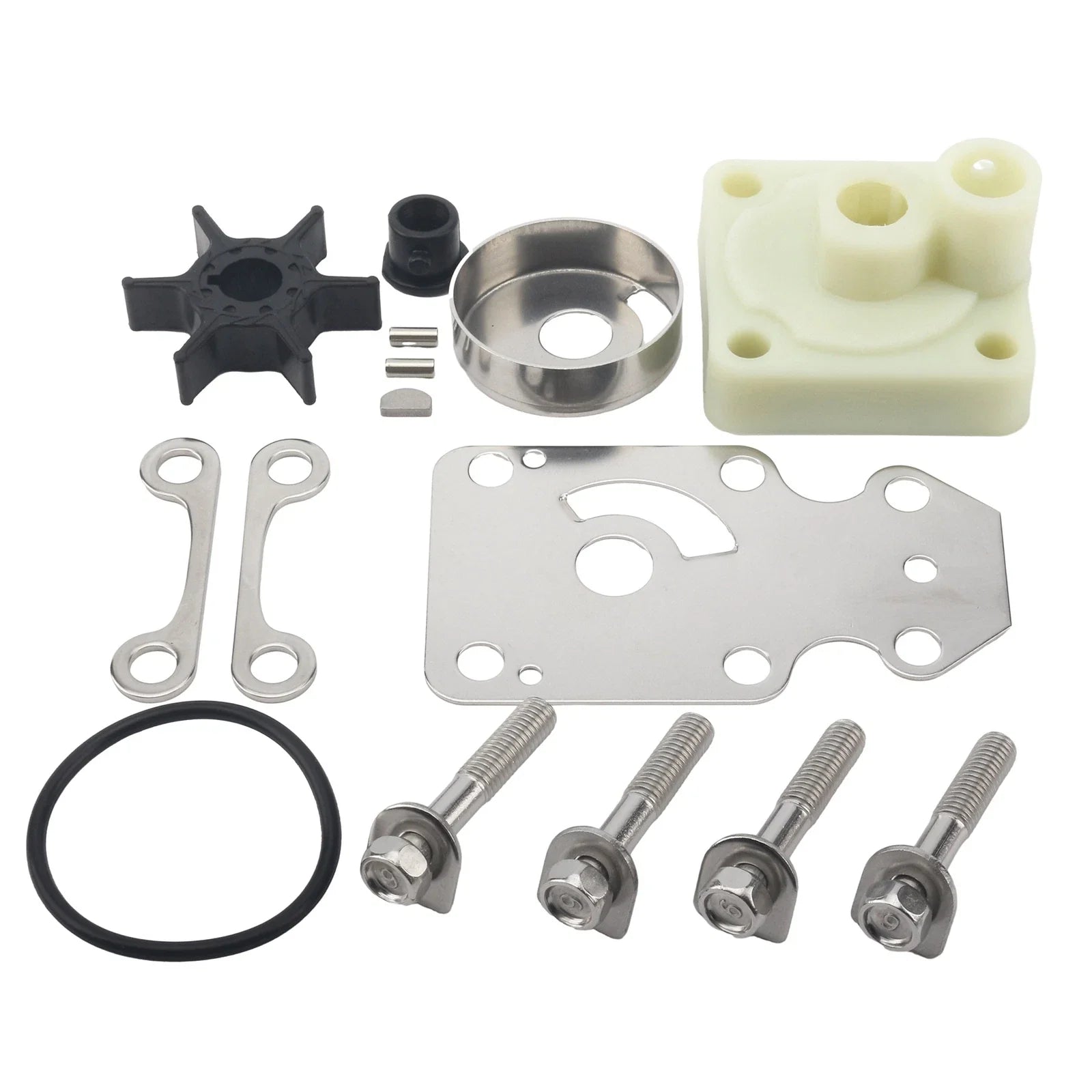 Water Pump Impeller Kit for Yamaha 4-Stroke F15/F20 15/20HP Outboard