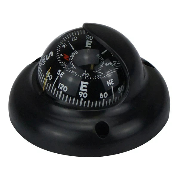 Boat Compass C3 Surface Mount Powerboat Compass Black with Light