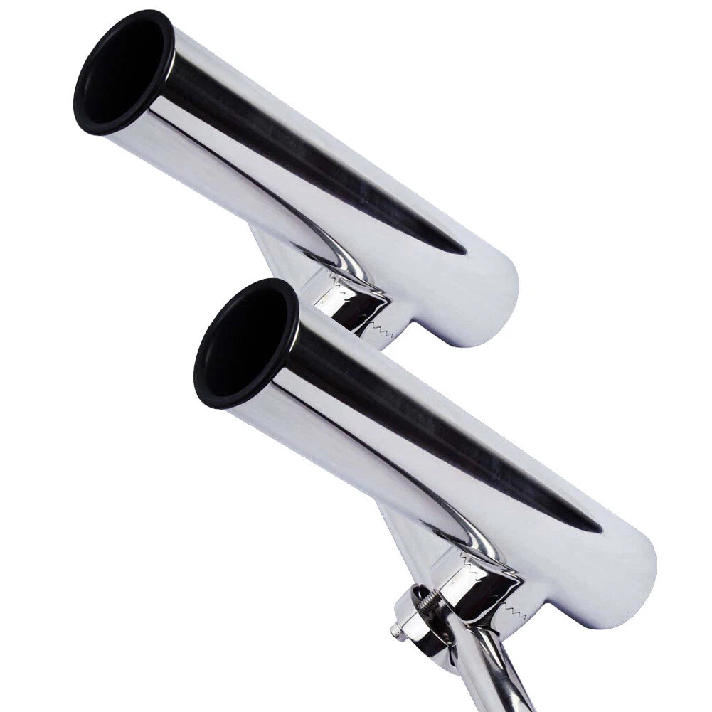 Boat Fishing Rod Holder Clamp-on for 7/8" - 1" Rail Mount