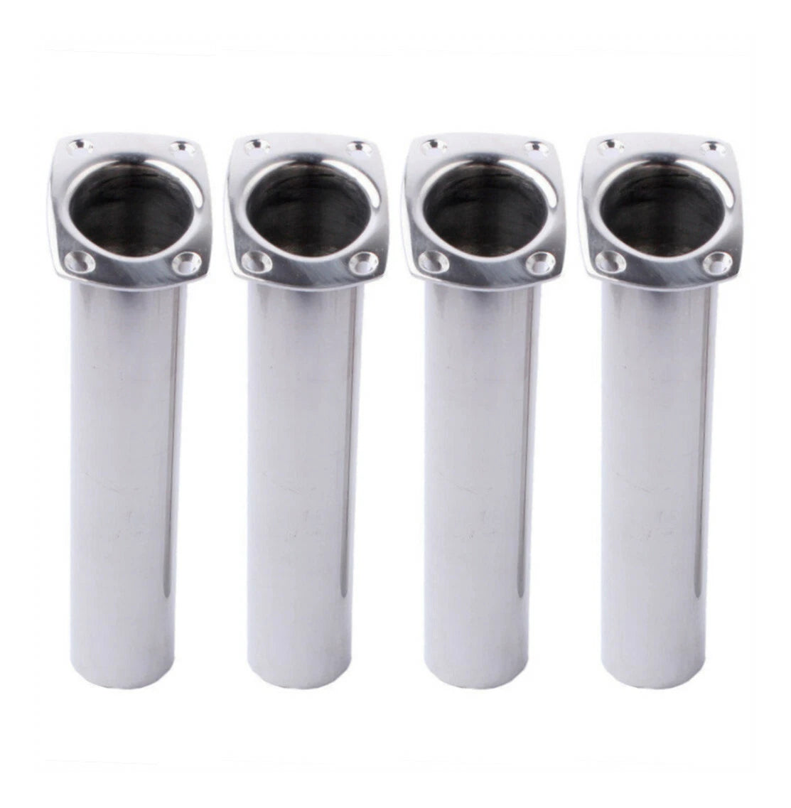 Set of 4 Marine Boat Stainless Steel Fishing Rod Holders for Various Models