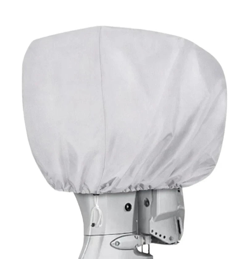 Heavy-Duty Outboard Motor Cover Waterproof for 60-100HP, Silver