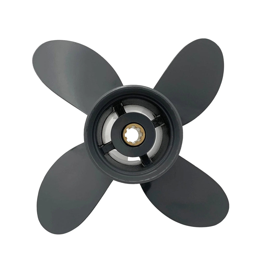 Propeller 9 1/4x10 for Honda Outboard 10-20HP 4-Blade Aluminum 8 Tooth