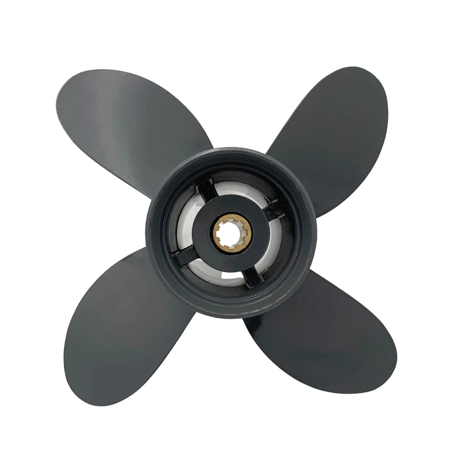 Propeller 9 1/4x10 for Honda Outboard 10-20HP 4-Blade Aluminum 8 Tooth