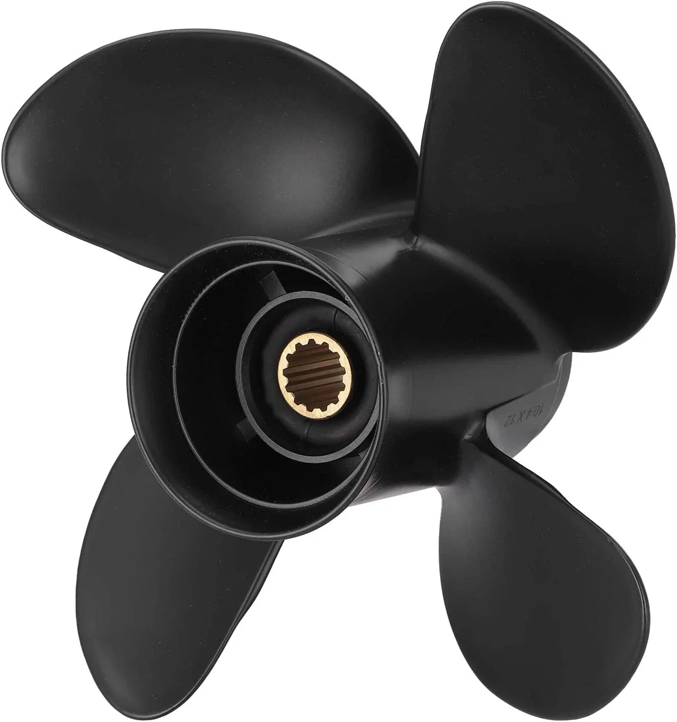 Propeller 10.4X12 for Suzuki 35-65HP Aluminum 4 Blades 13 Tooth