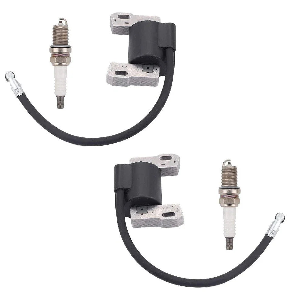 2 Pack Ignition Coil for Briggs & Stratton 499447/592846/691060/799651/445777