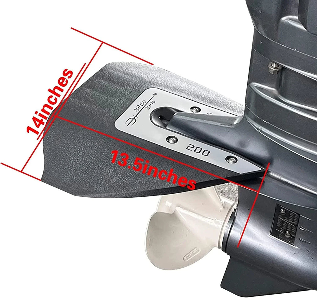 Hydrofoil Stabilizer for Yamaha/Mercury/Johnson Outboard 8-40 HP Whale Tail