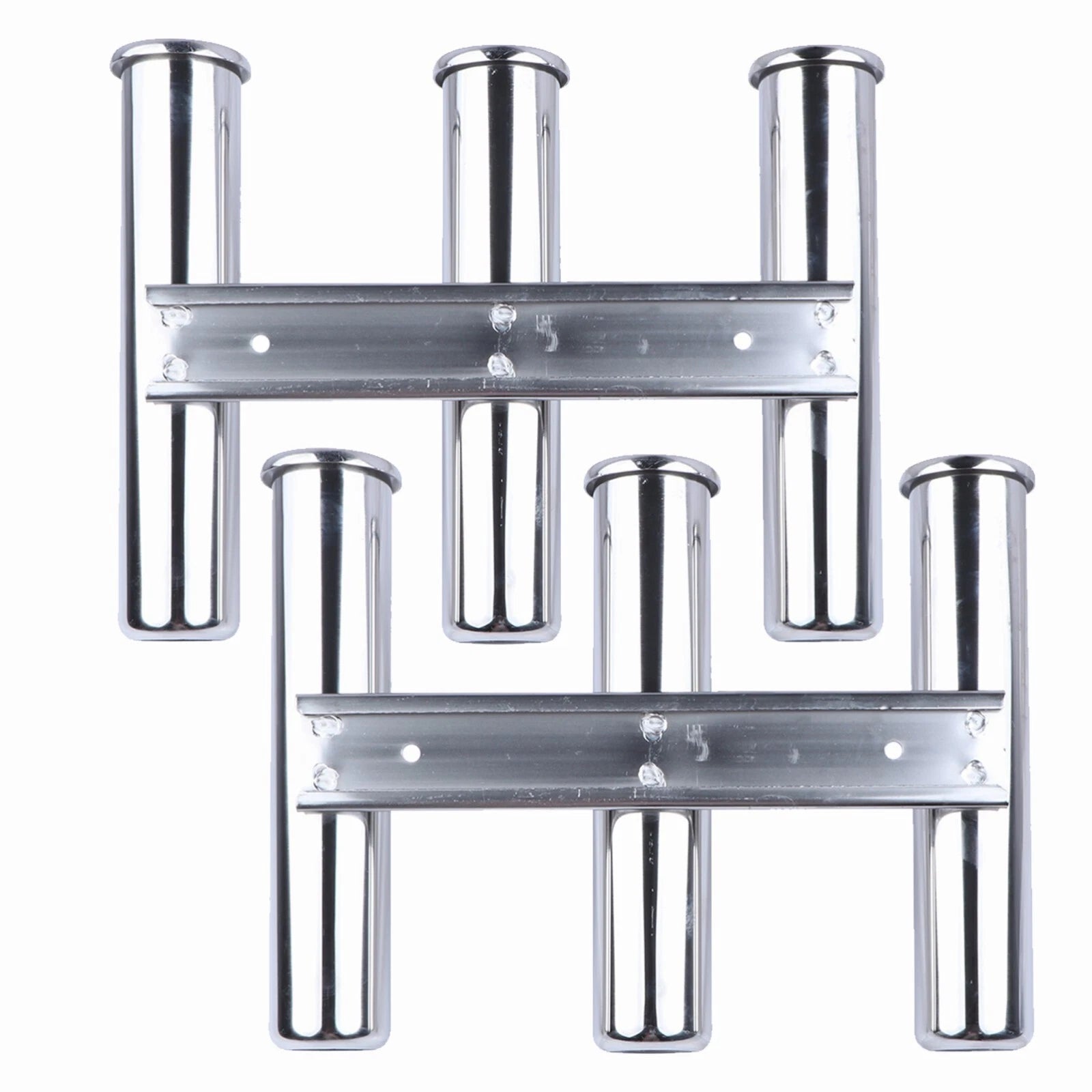 3 Tube Fishing Rod Holder Stainless Steel for Marine Boat Truck RV