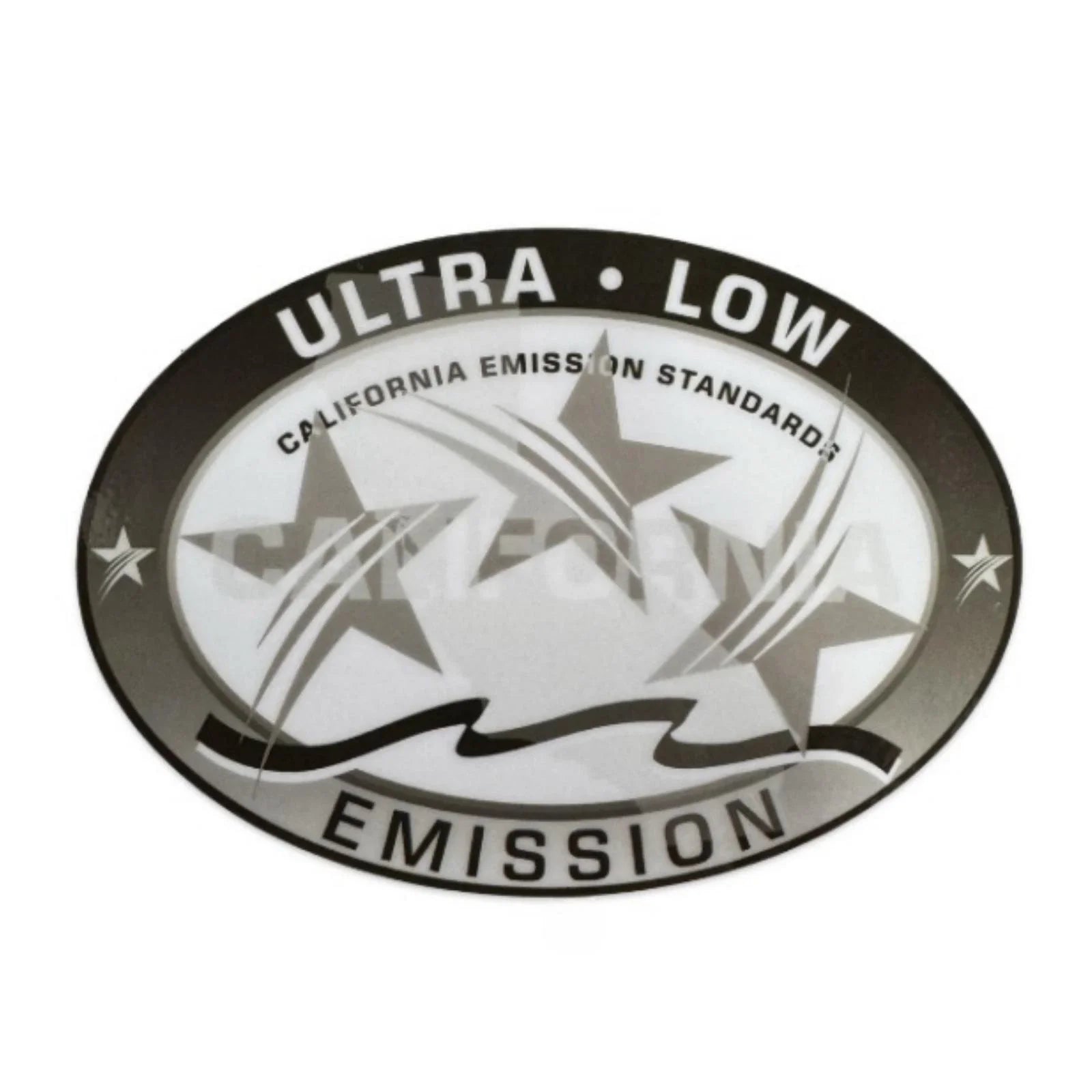 Ultra Low Emission Outboard Graphic Sticker Decal for OMC/BRP - Gray X2