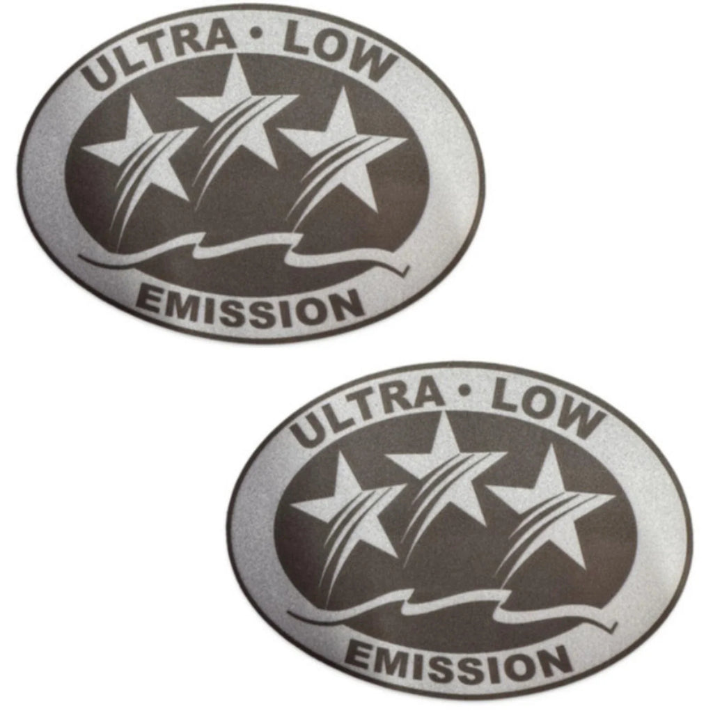 2PCS Ultra Low Emission Sticker Decal for Mercury/Johnson - Light Gray