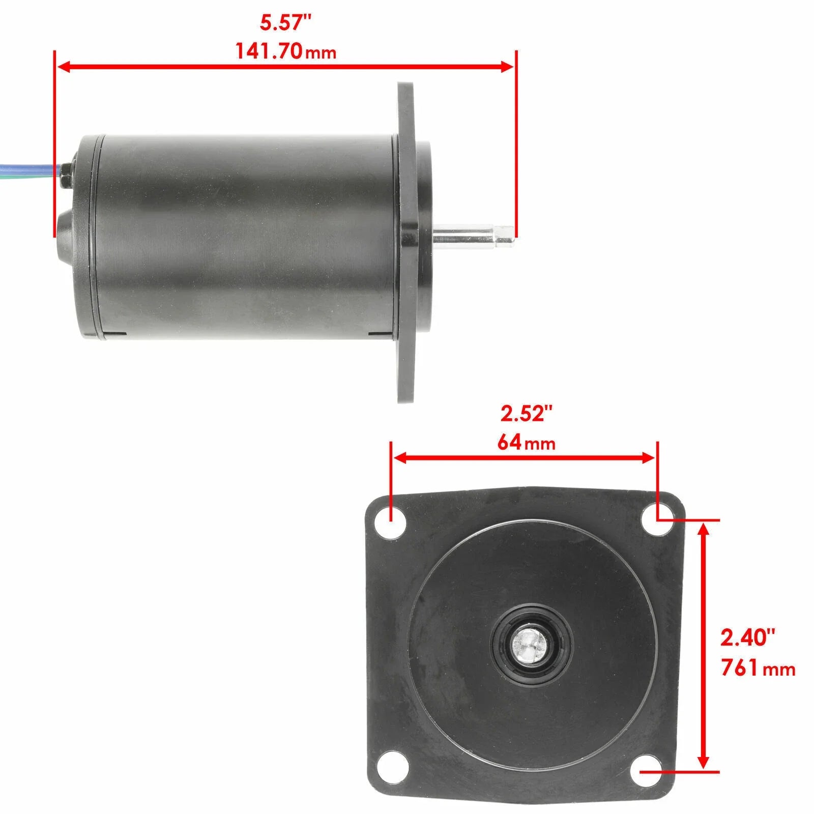 Tilt Trim Motor for Yamaha 75-100HP F75/F80/F90/F100 Outboard 67F Series