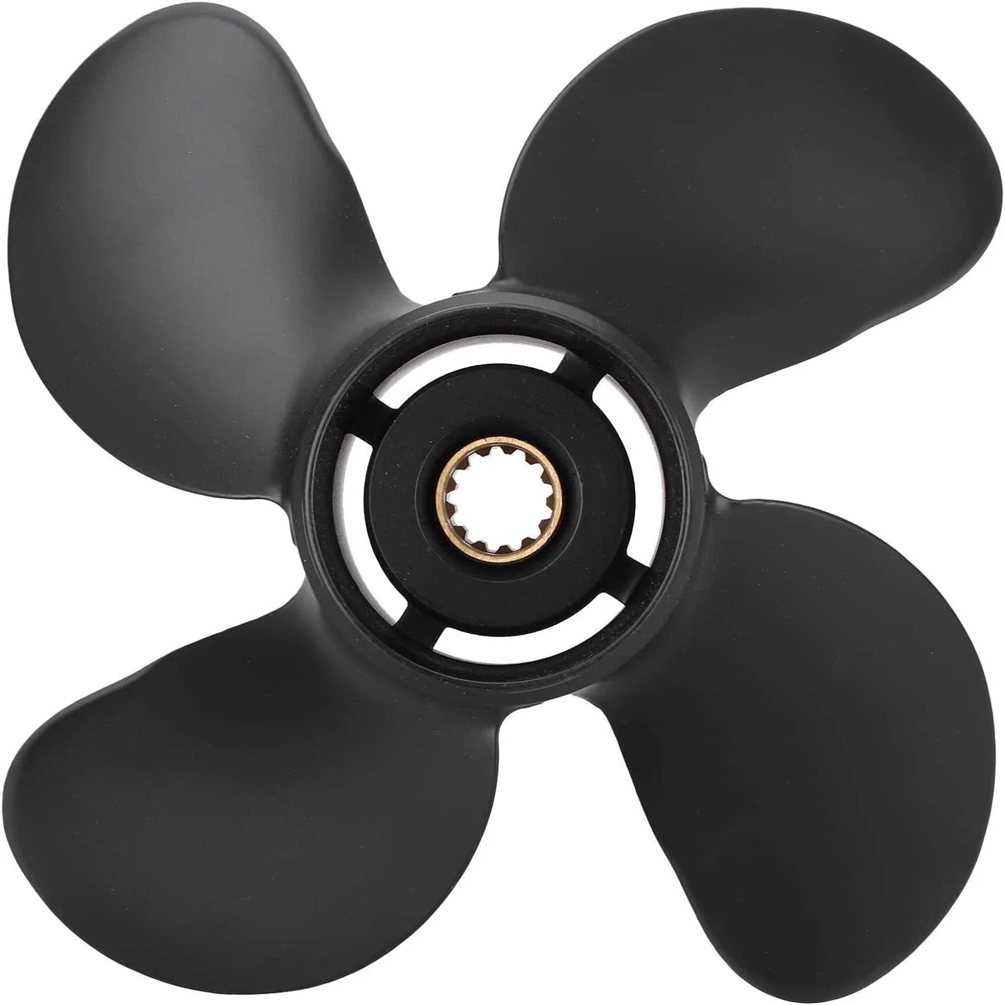 Propeller 10.4X12 for Suzuki 35-65HP Aluminum 4 Blades 13 Tooth