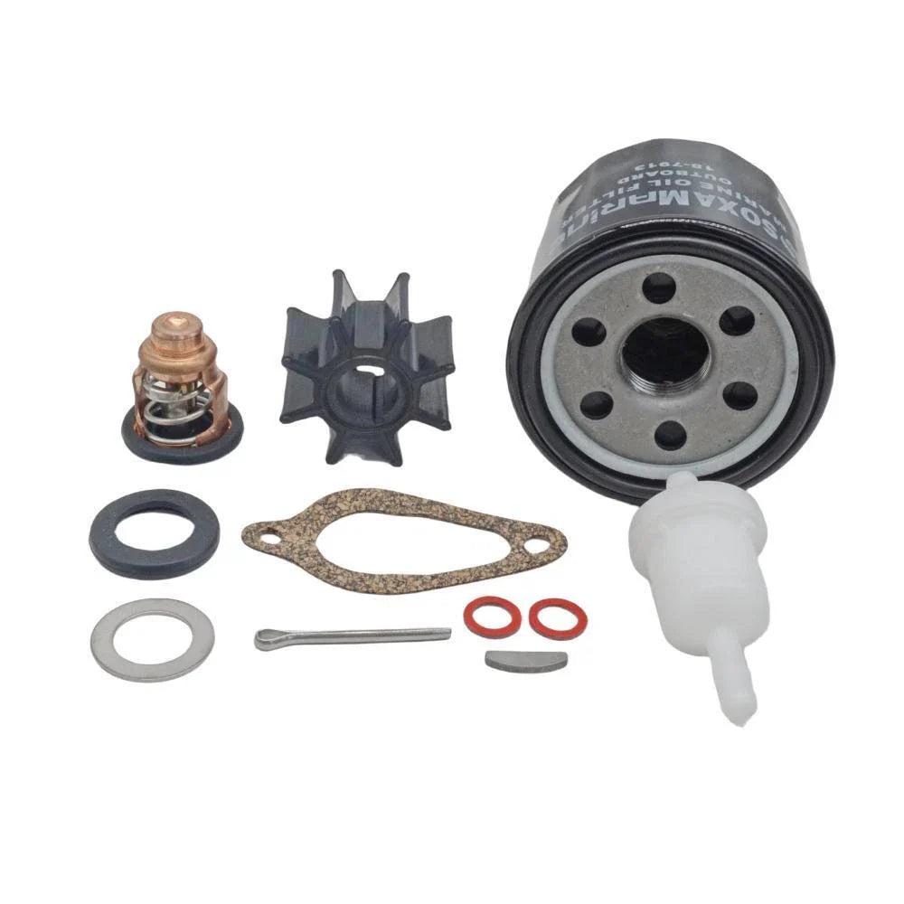 Maintenance Repair Kit & Oil Filter for Tohatsu 9.9/15/20 HP Outboard