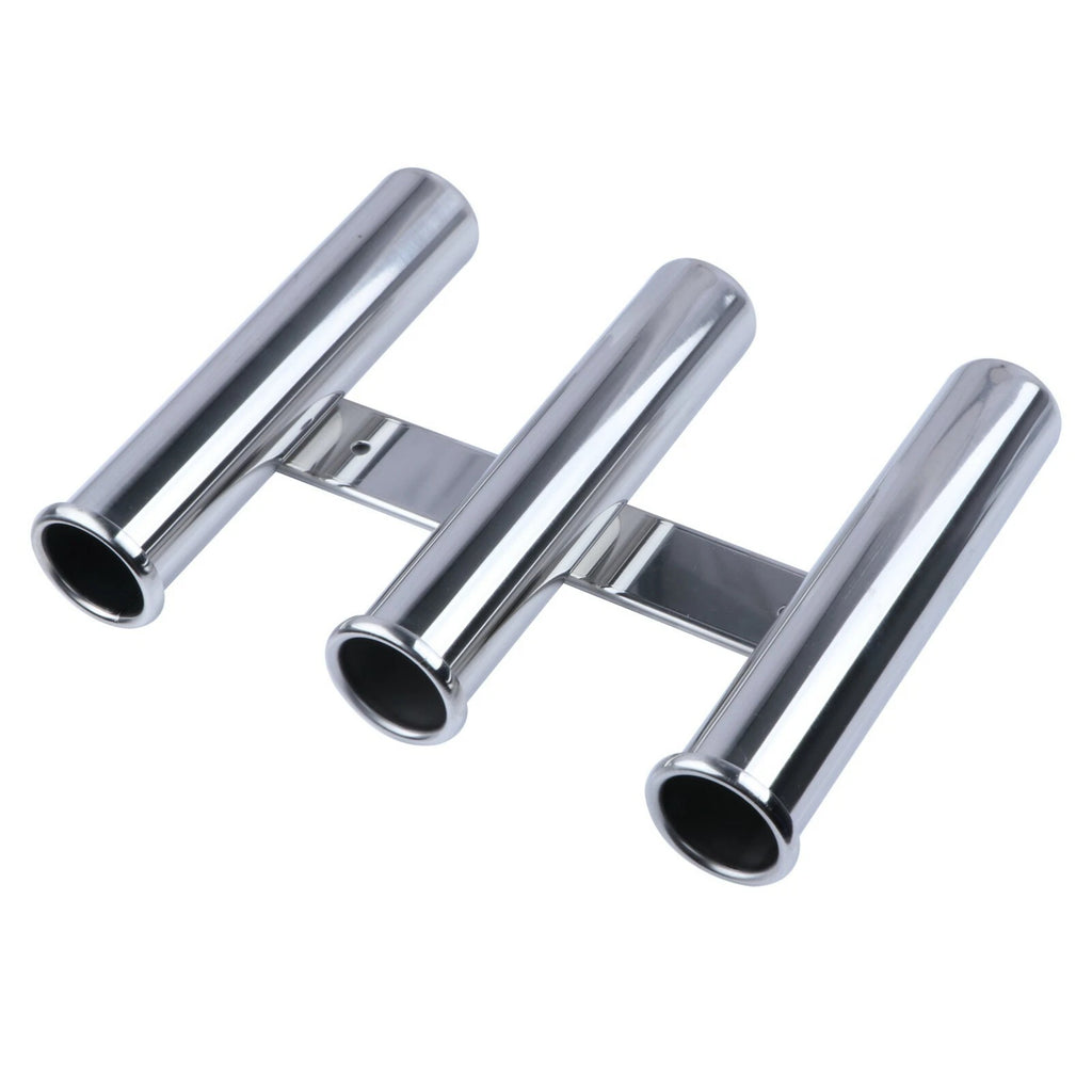 3 Tube Fishing Rod Holder Stainless Steel for Marine Boat Truck RV