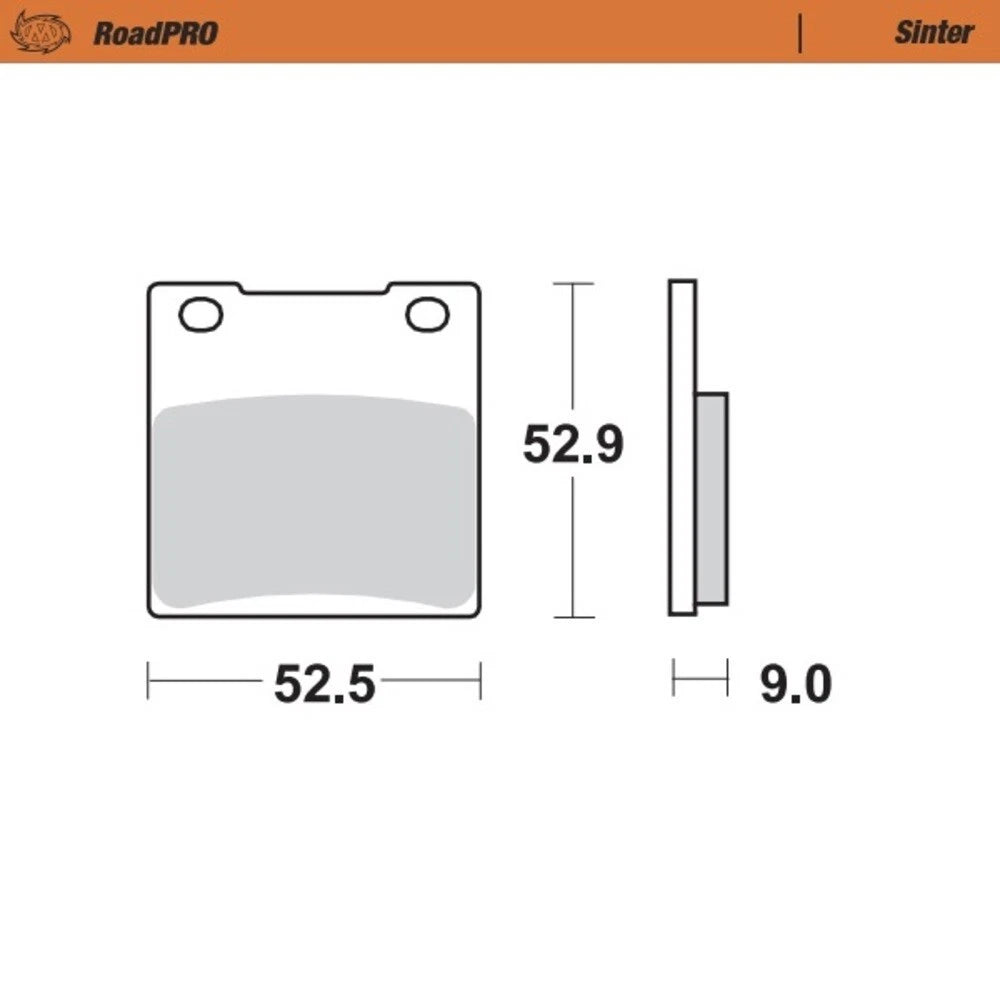 MotoMaster Rear Brake Pads for Suzuki GS500F (2006–2014)