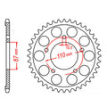 Chain Sprocket for Suzuki SV650S (2008–2009)