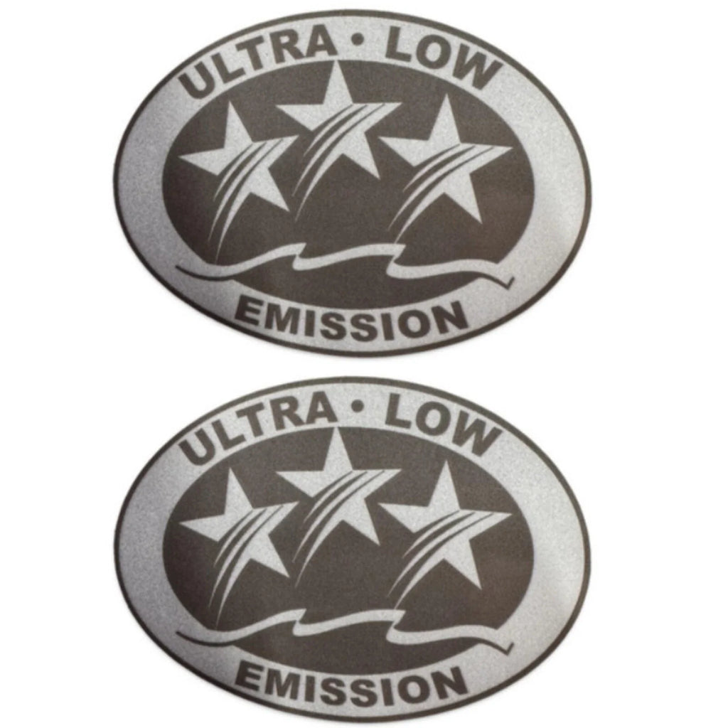 2PCS Ultra Low Emission Sticker Decal for Mercury/Johnson - Light Gray