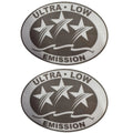 2PCS Ultra Low Emission Sticker Decal for Mercury/Johnson - Light Gray