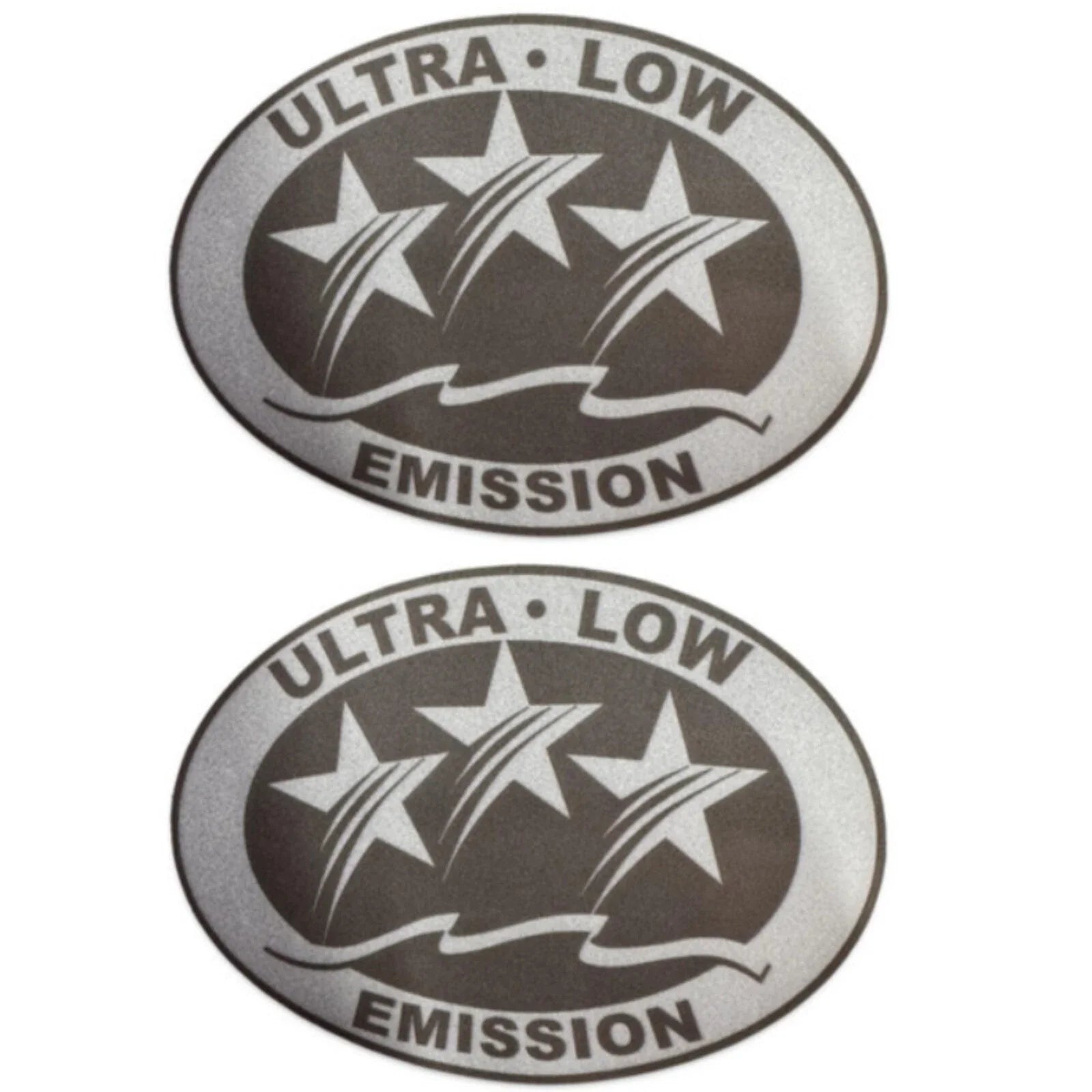 2PCS Ultra Low Emission Sticker Decal for Mercury/Johnson - Light Gray