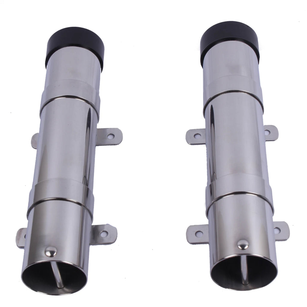 Stainless Steel Boat Strap Fishing Rod Holder Side Mount for Truck RV Yacht Kayak