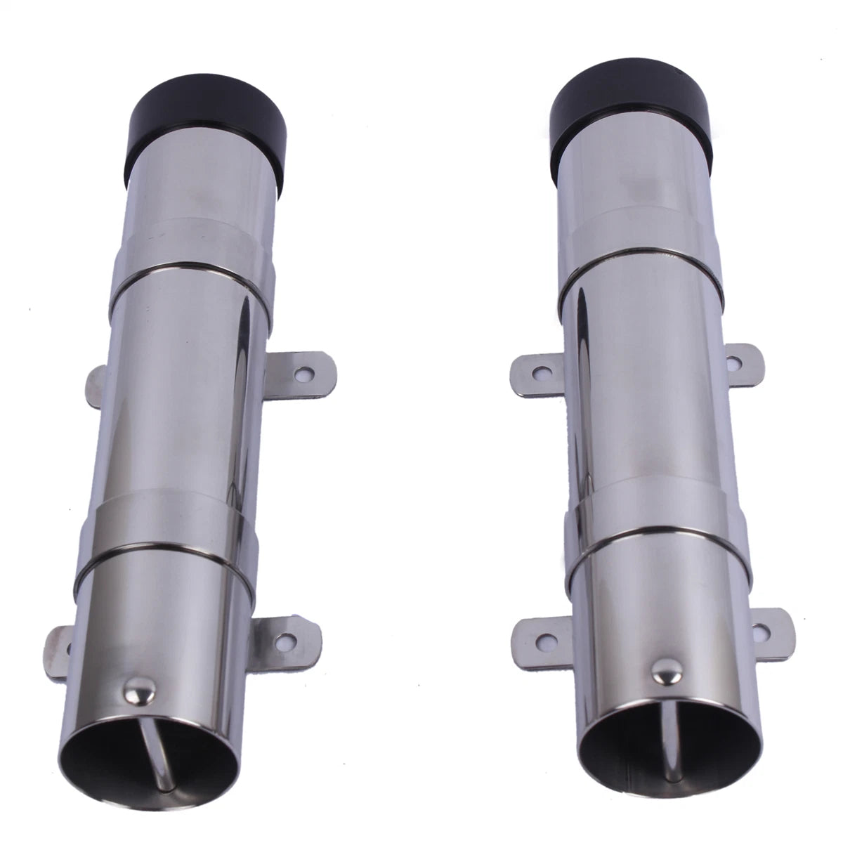 Stainless Steel Boat Strap Fishing Rod Holder Side Mount for Truck RV Yacht Kayak