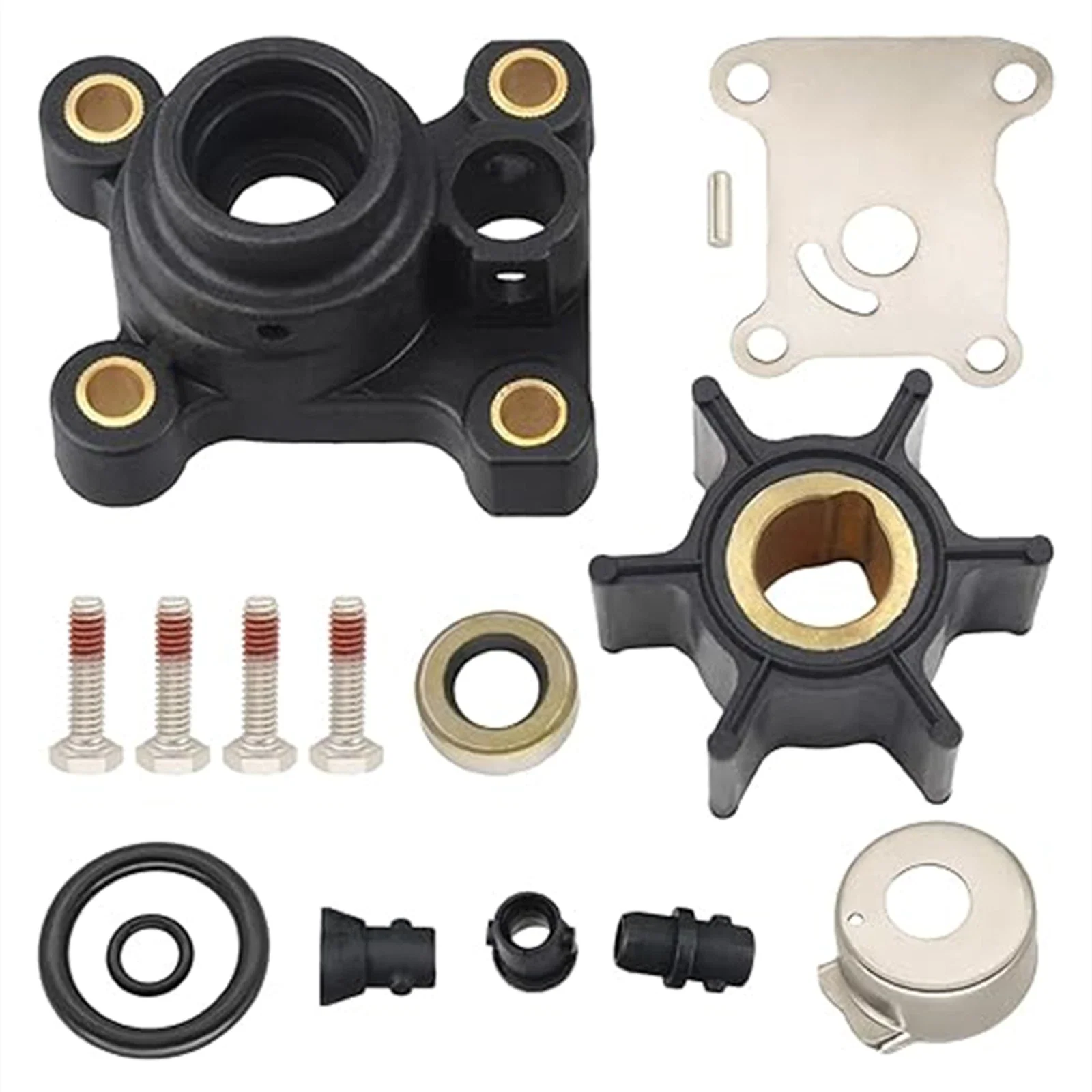 Water Pump Impeller Kit for Johnson/Evinrude 9.9-15HP (1974-2007)