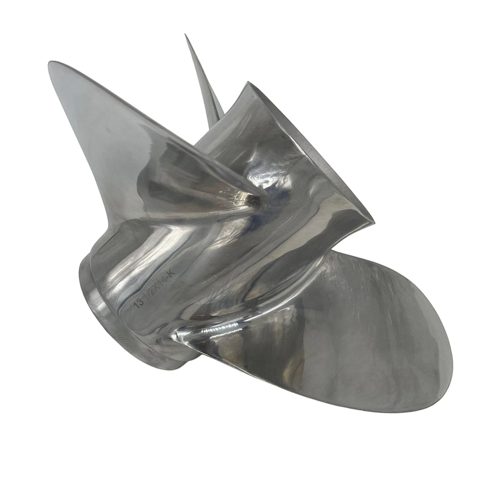 Propeller 13 1/2x14 for MERCURY Outboard 15 Tooth 3-Blade Stainless Steel