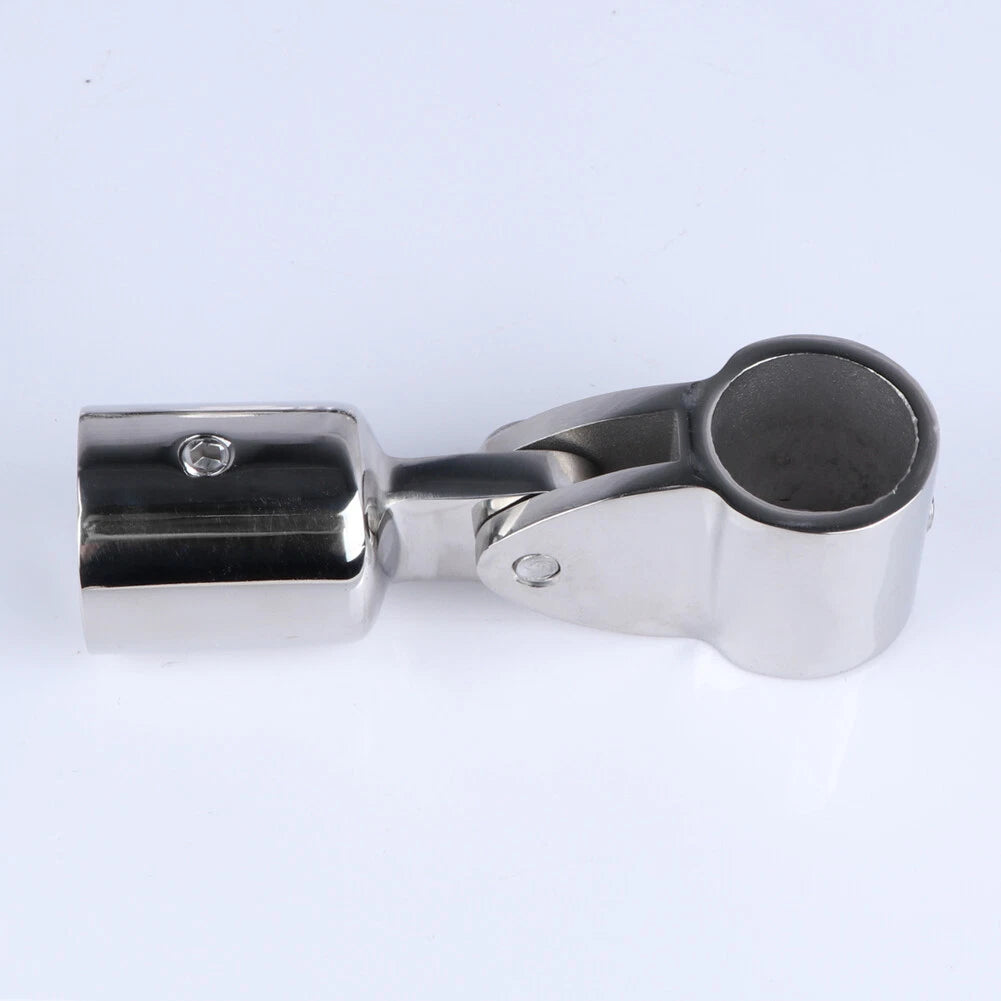 1" Bimini Top Bow Jaw Slide Cap Eye End Deck Hinge Fittings for Boats