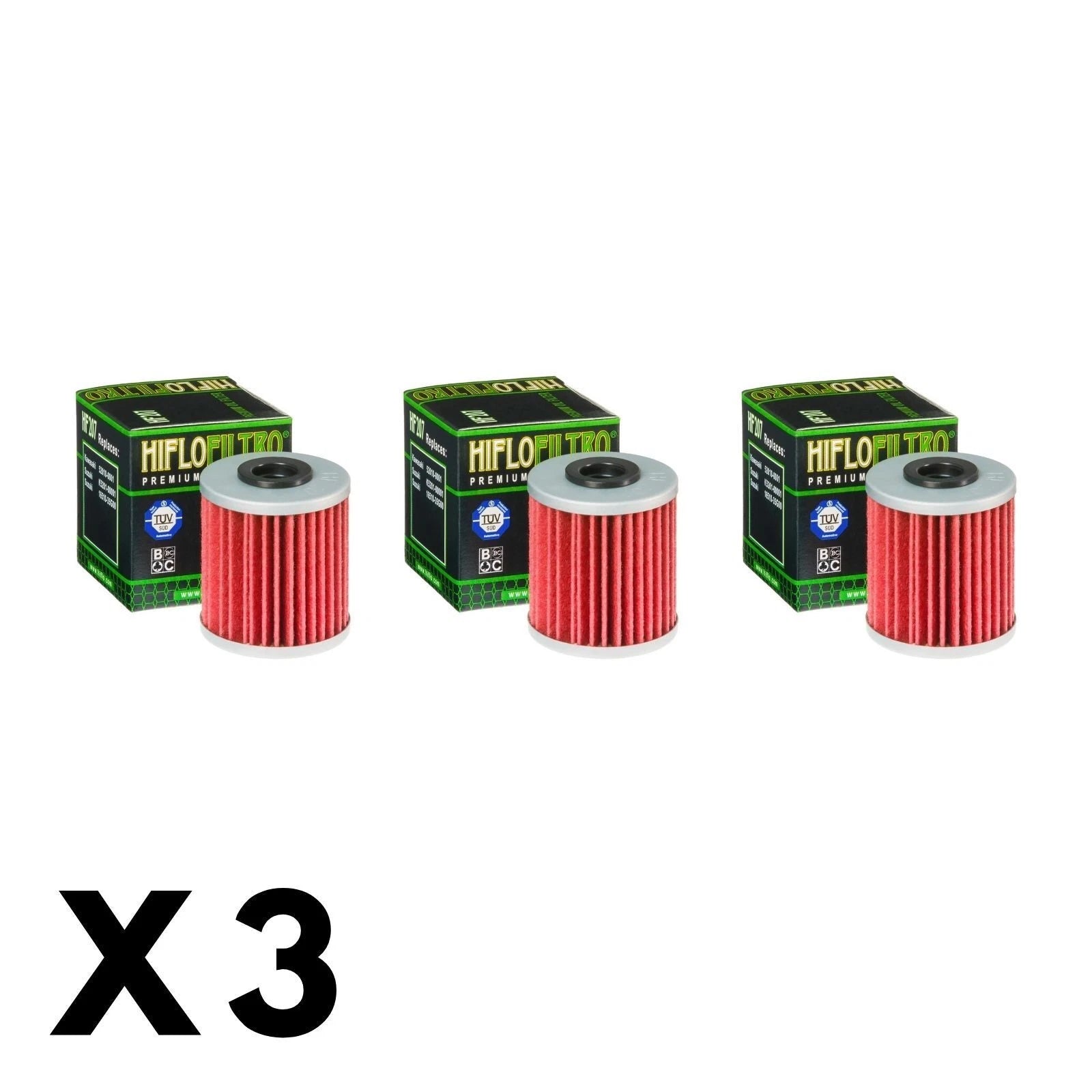3 Pack Hiflo Oil Filter for Suzuki RM-Z450 (2019)