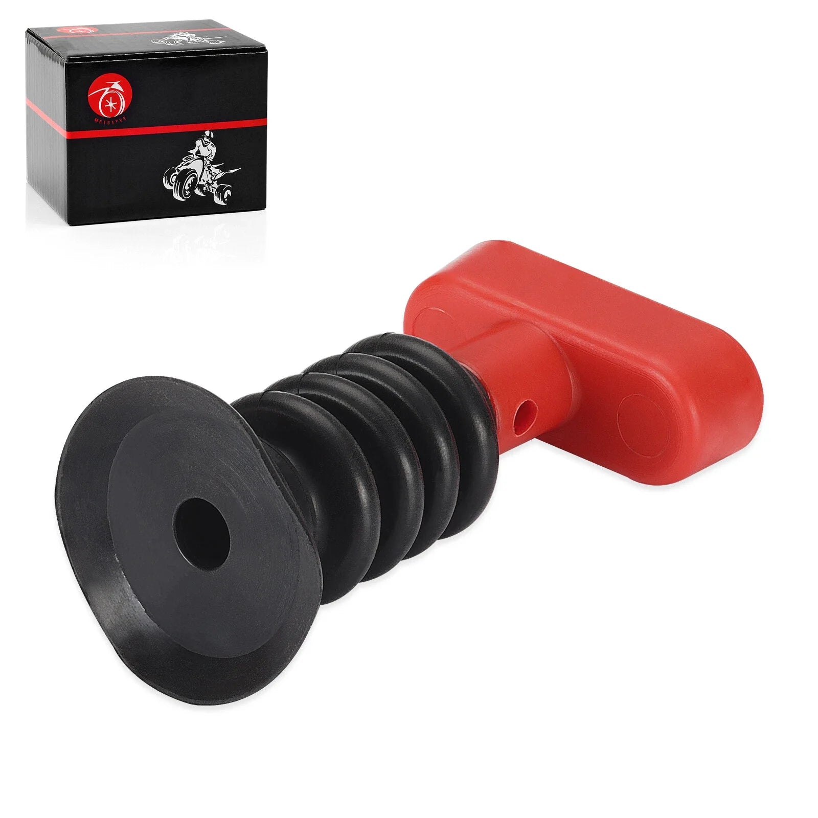 Red T-Handle Pull Lever for Suzuki QuadRunner LT160/LT230GE