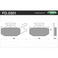 Newfren Rear Brake Pads for Suzuki UH200 BURGMAN (2007–2010)