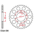 RK 39T Rear Sprocket for Honda CBR600F 1987-1990