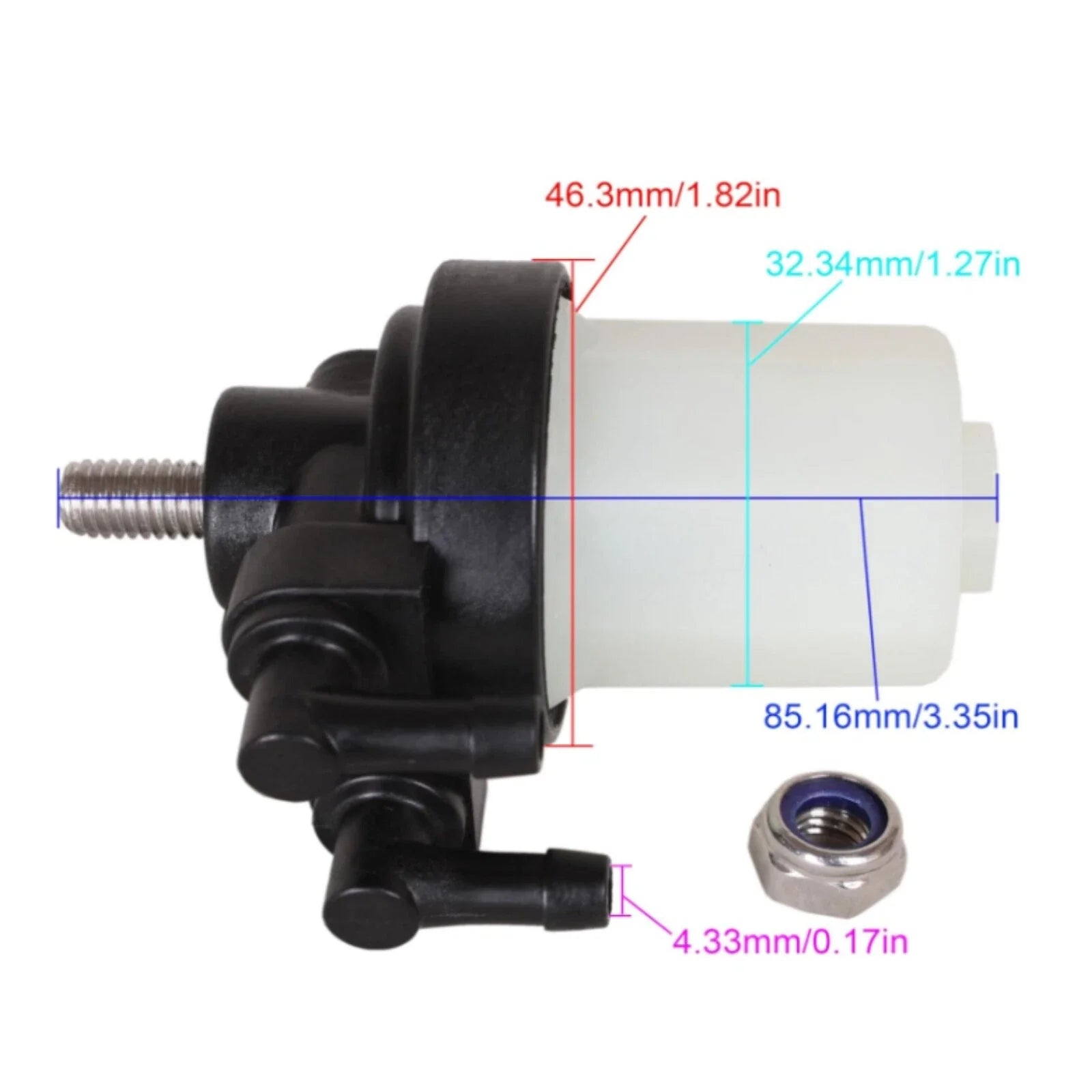 Fuel Filter Kit for Mercury-Mercruiser 25/30HP 4-Stroke Outboard