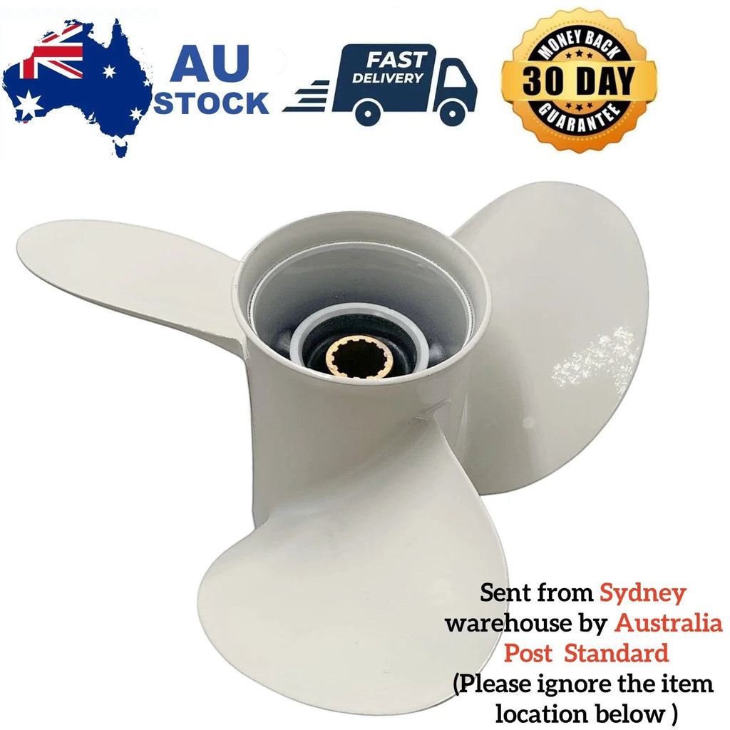 Propeller 10X17 for Yamaha Outboard 25-60HP 13 Tooth Aluminum