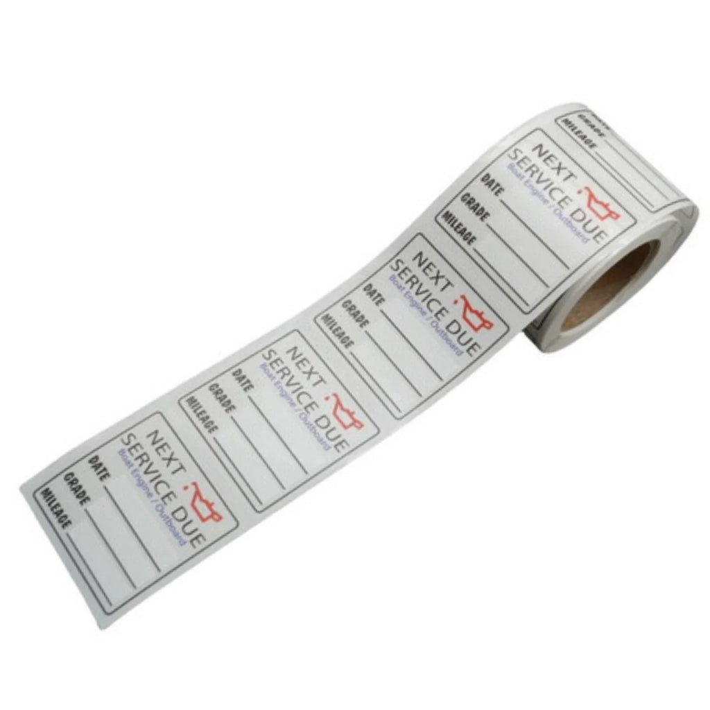 200PCS Oil Change Reminder Stickers for Auto Service Due Label
