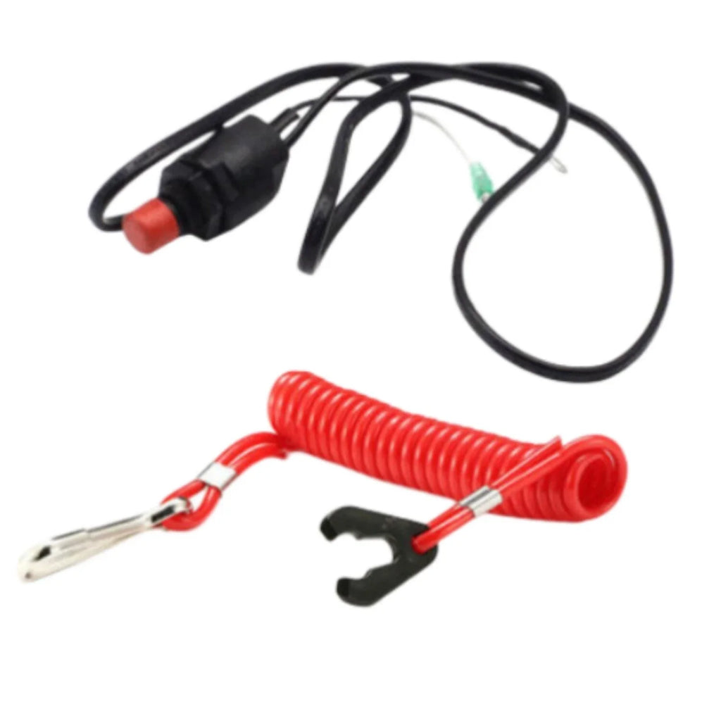 Kill Stop Switch & Safety Lanyard for Yamaha 2-Stroke Outboard 63V-82575